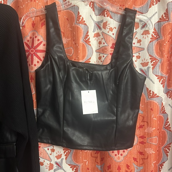 Forever 21 Leathers & Sweater Bundle - Picture 4 of 8